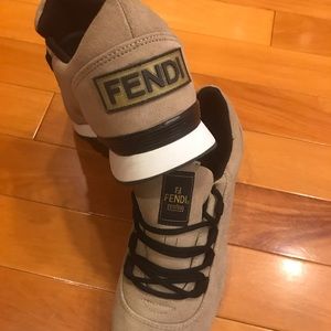 Fendi sneakers. Suede, size us 8-8.5